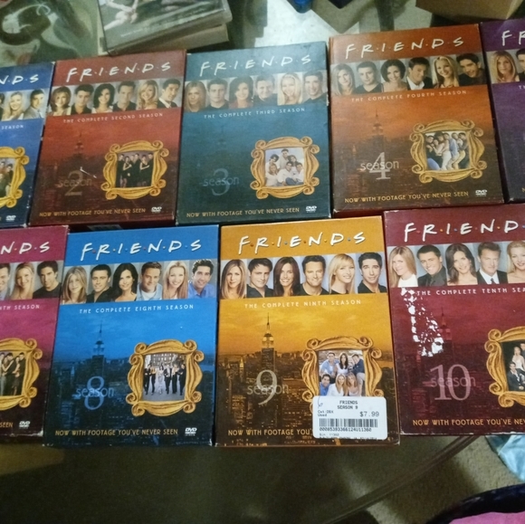 𝅺PREOWNED friends complete series 10 seasons 1 2 3 4 5 6 7 8 9 10 - Picture 1 of 10